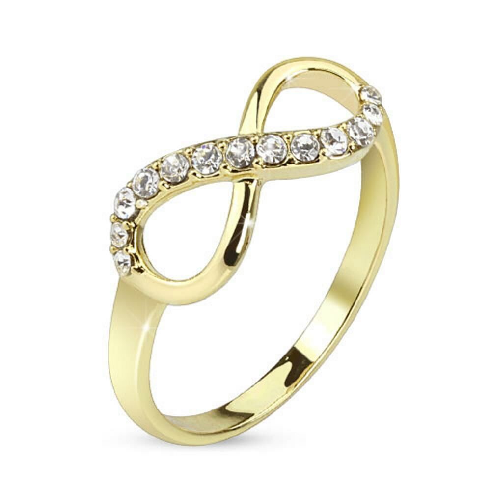 Ring Infinity Gold Messing Damen 8 95