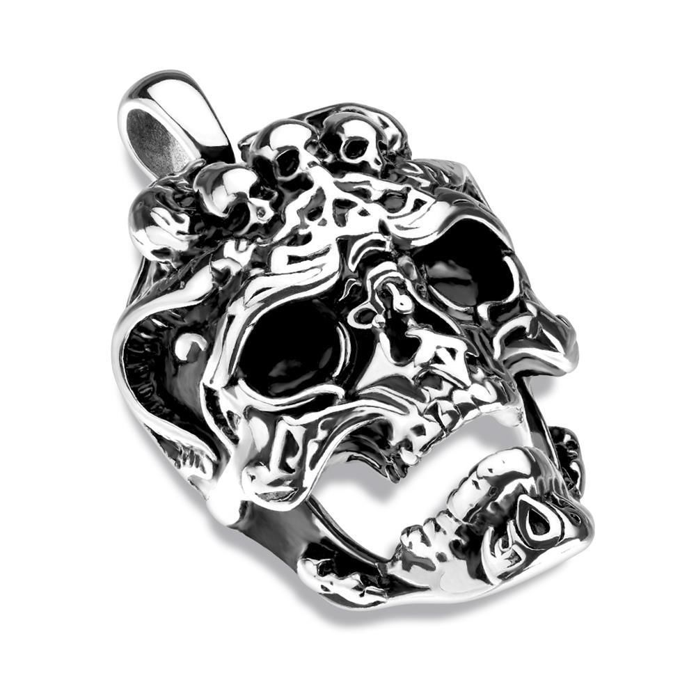 Totenkopf Schlüsselanhänger silber aus Metal Schädell Gothic Taschena, 6,35  €