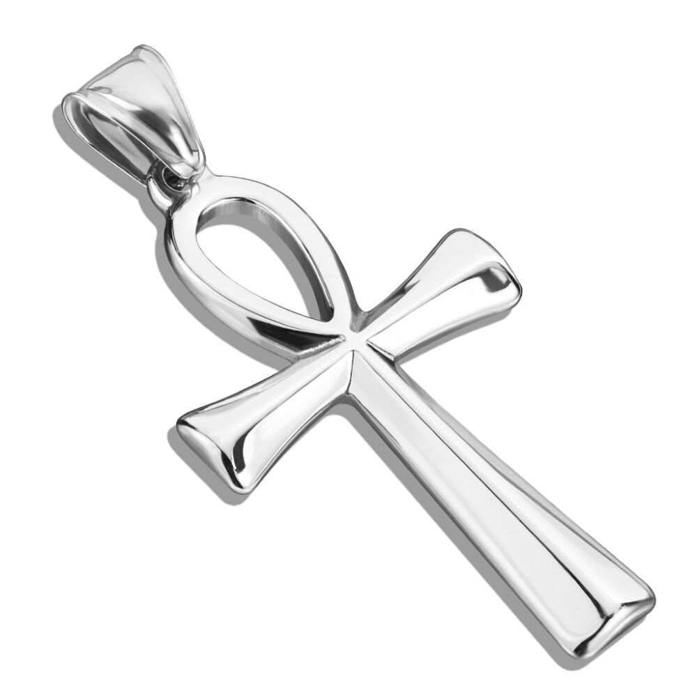 Anhänger Ankh Kreuz Silber aus Edelstahl Unisex