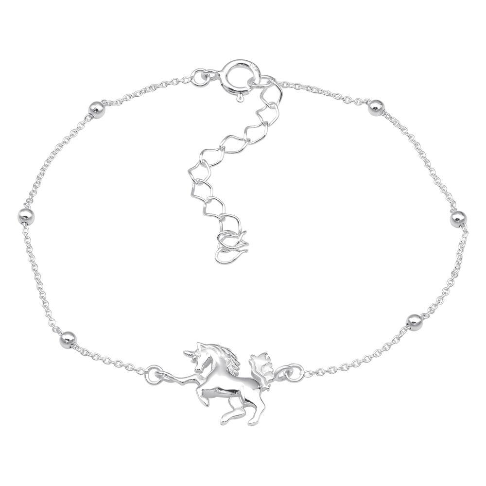 Armband Pferd aus 925 Silber Damen