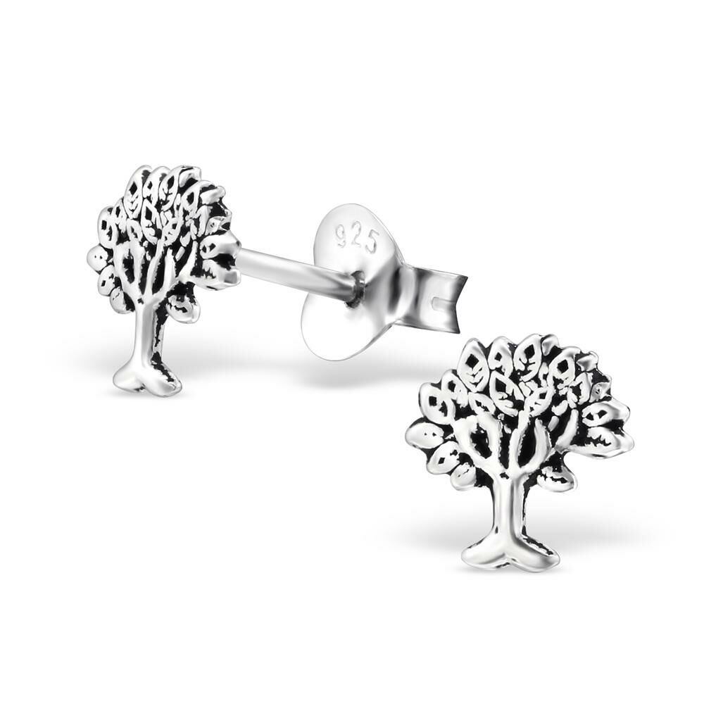 Ohrstecker Tree of Life aus 925 Silber Damen