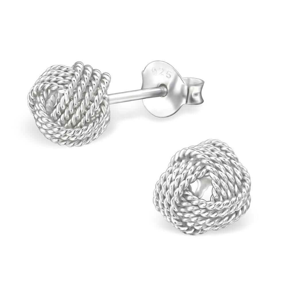 Ohrstecker Knot aus 925 Silber Damen