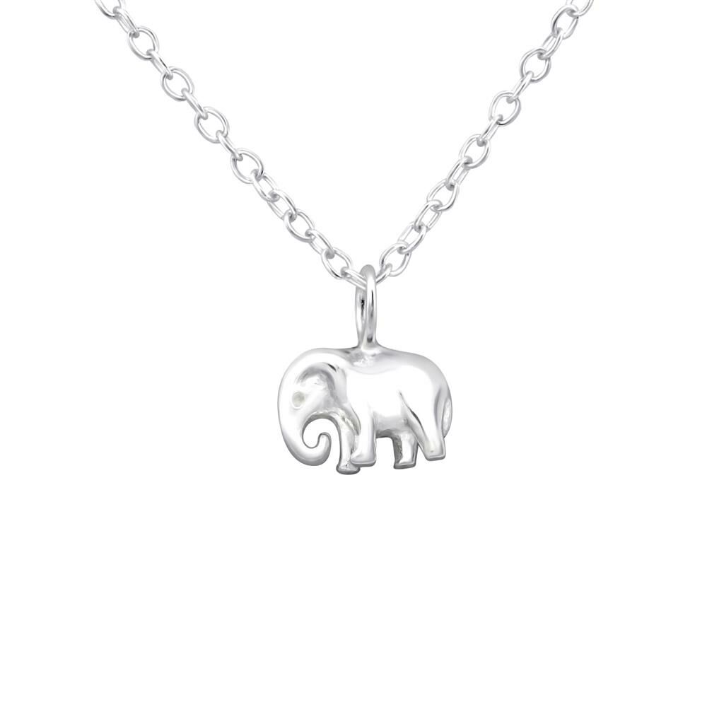 Kette Elefant aus 925 Silber Damen