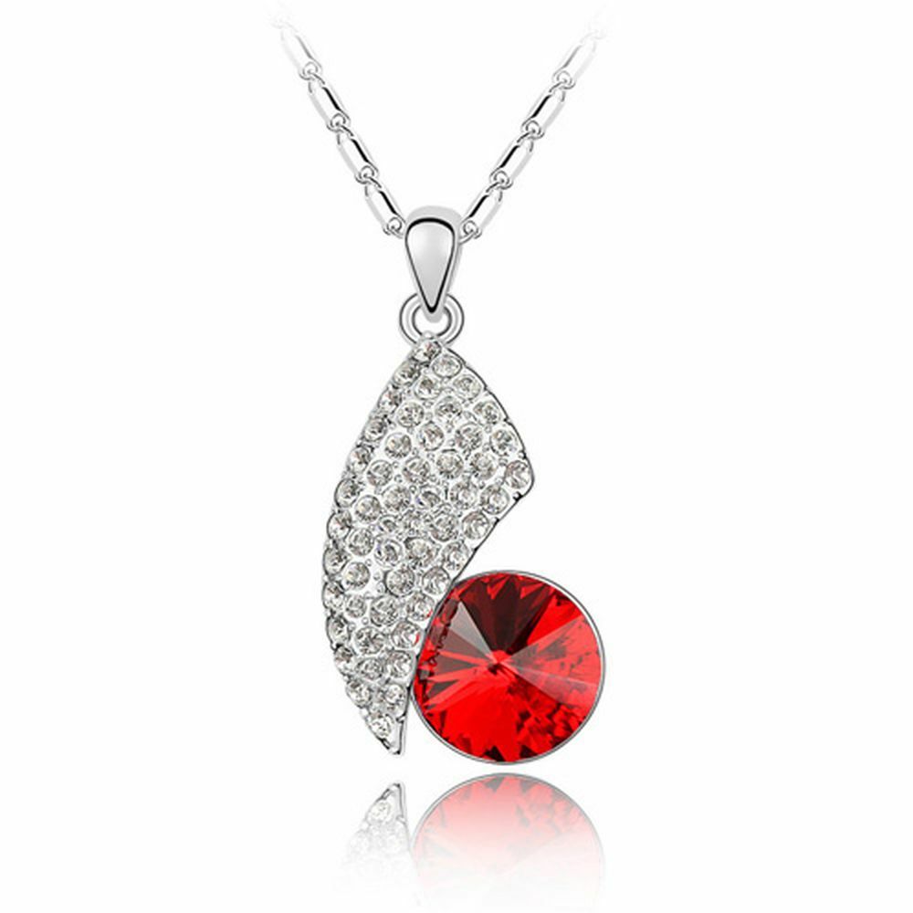 Kette Red Drop Silber aus Messing Damen