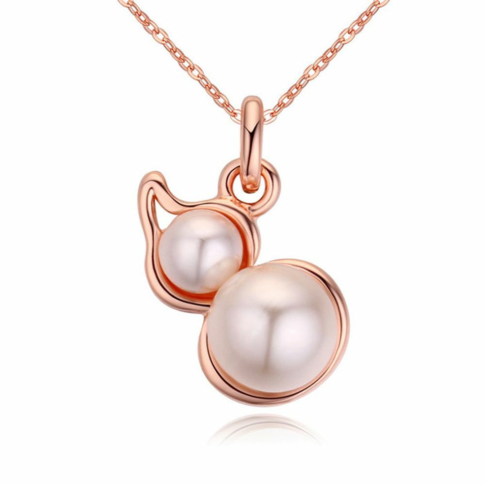 Kette Pearls Rosegold aus Messing Damen