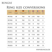 49 (15.6) Bungsa© TITAN RING ROSEGOLD Damen - 4mm Ring aus rosé-goldenem TITAN für Damen & Herren