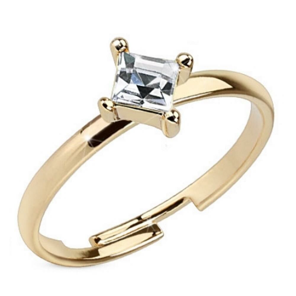 Zehenring Kristall Gold aus Messing Unisex