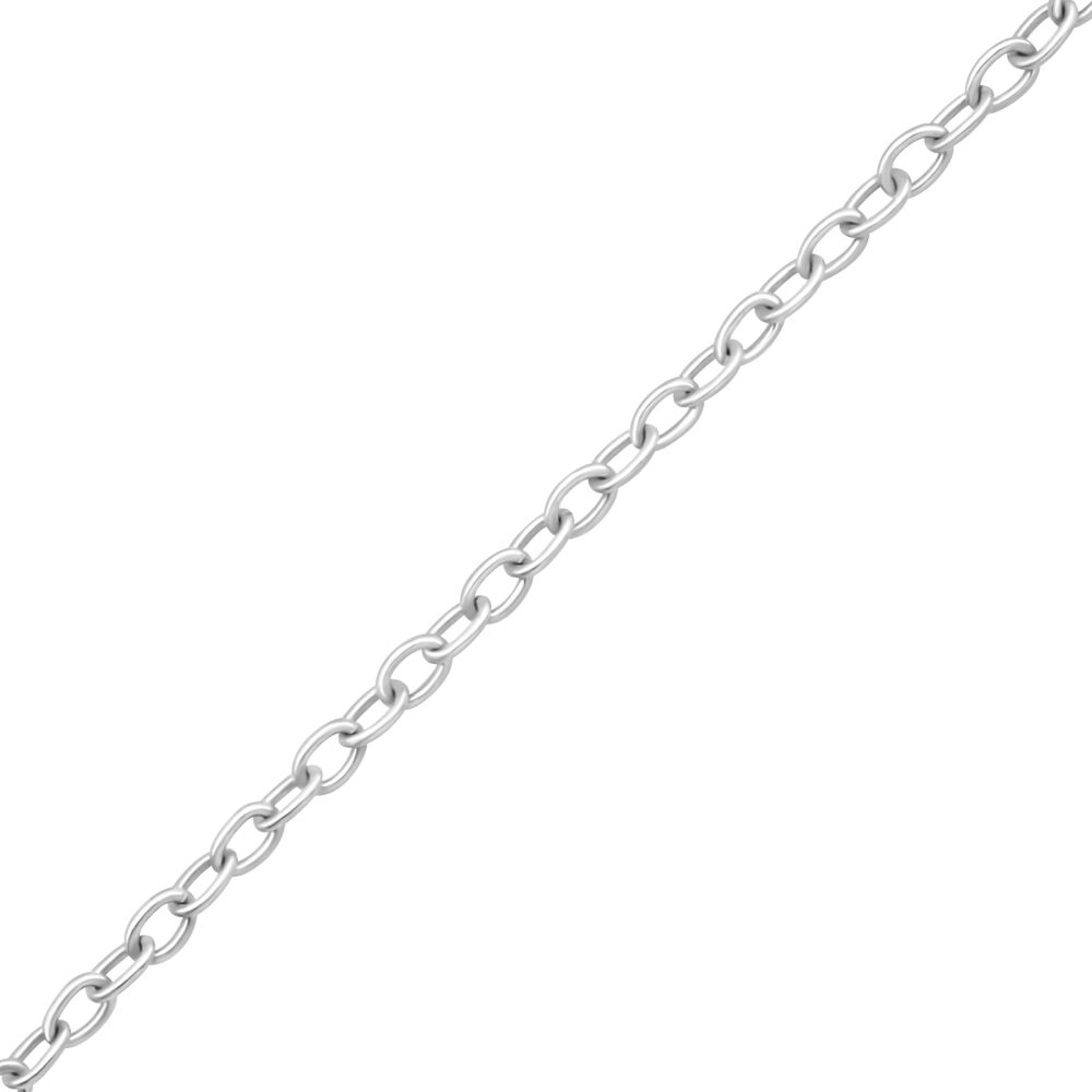 Kette Gliederkette aus 925 Silber Unisex 59 cm