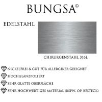 Bettelarmband Stern, Herz & Kugel Silber aus Edelstahl Unisex