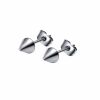 Ohrstecker Kegel 5mm aus Edelstahl Unisex