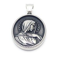 Anh&auml;nger Amulett heilige Motive Silber aus Edelstahl...