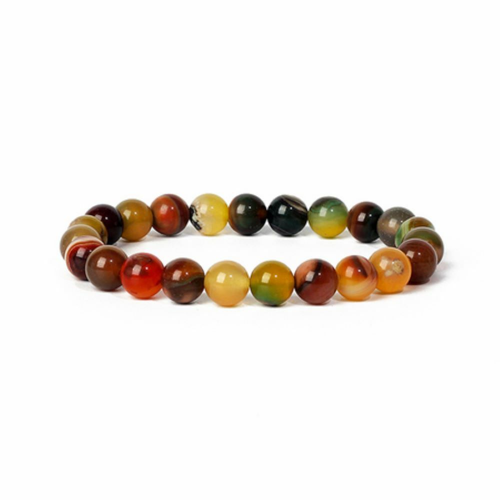 Armband Naturstein-Perlen verschiedene Farben Unisex