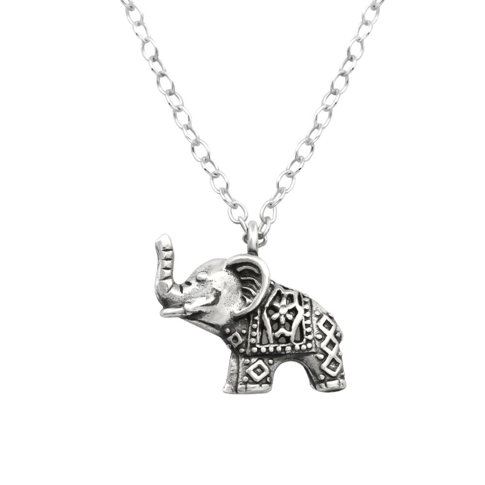 Kette Elefant aus 925 Silber Damen