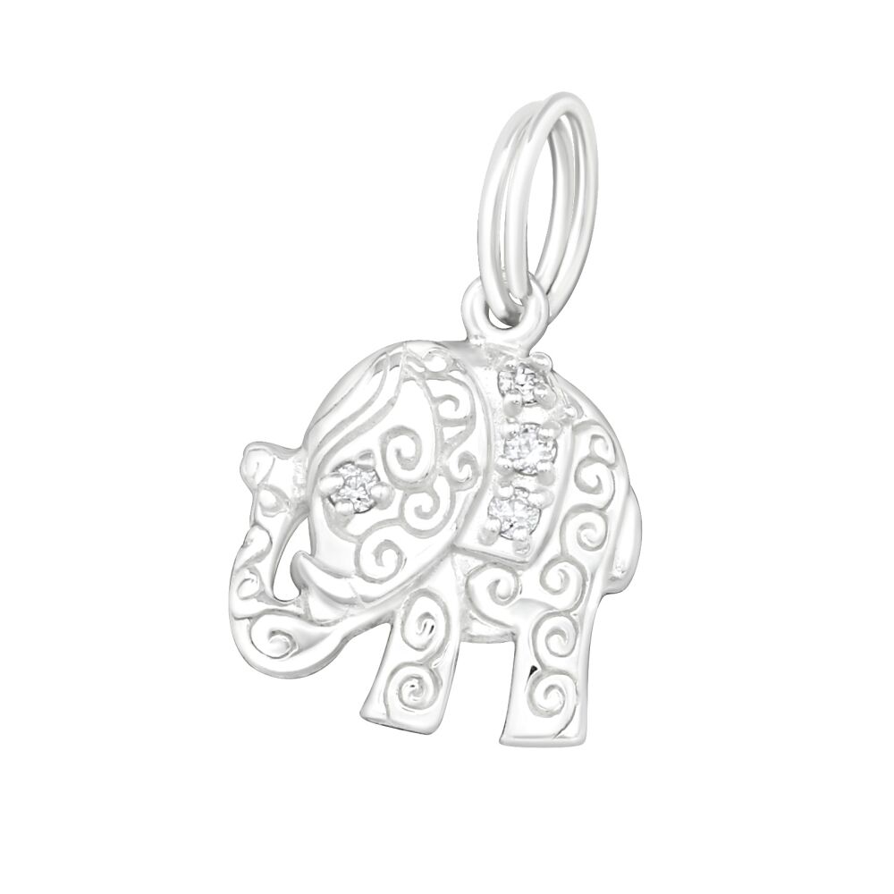 Charm Elefant 925 Silber Damen