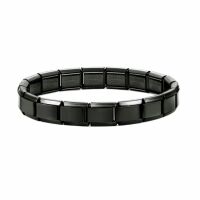 Armband Italian-Style mit 18 Verbindungsgliedern aus Edelstahl Unisex