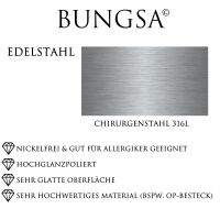 Ohrhänger Herz aus Edelstahl Damen