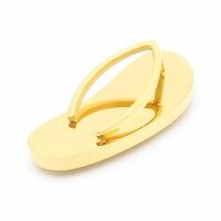 Anh&auml;nger Flip Flop Gold aus Edelstahl Unisex