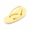 Anhänger Flip Flop Gold aus Edelstahl Unisex