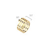 52 (16.6) Ring Spirale goldfarben aus Edelstahl für Damen